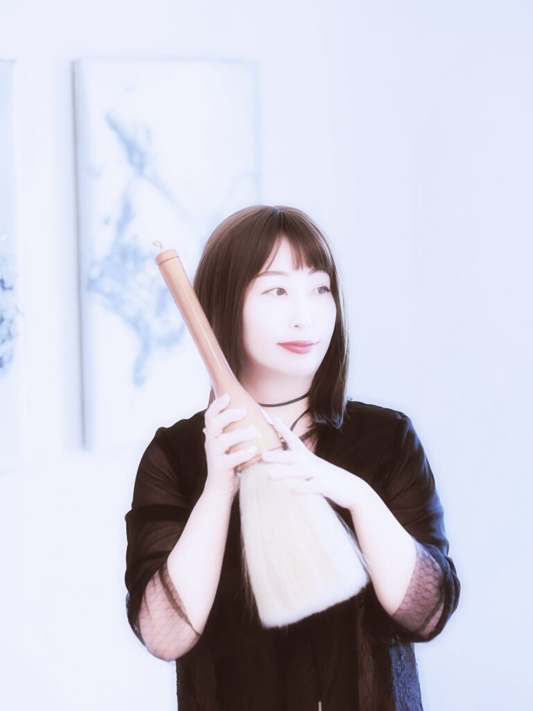 書家 石崎かんう の写真